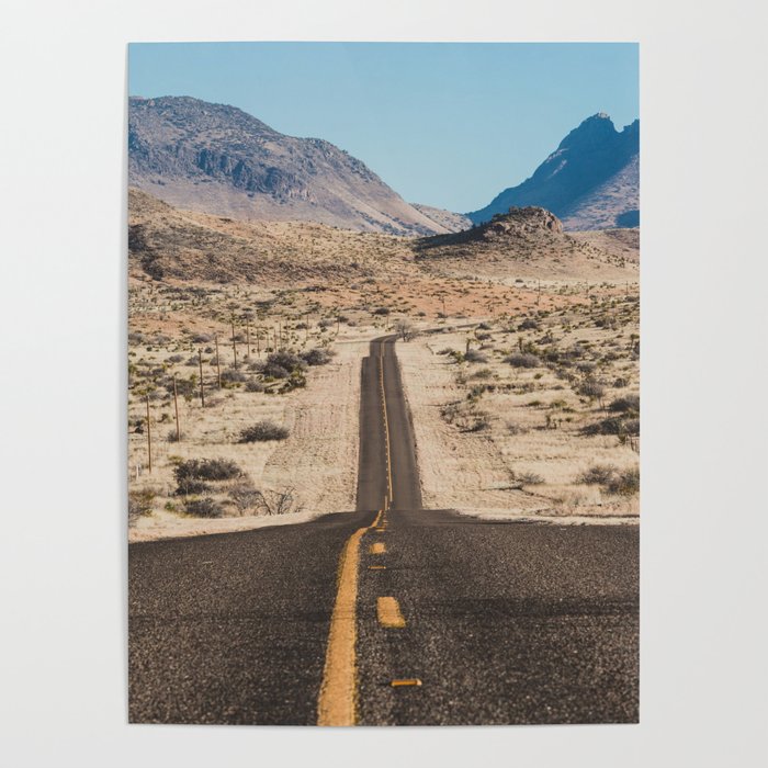 High Desert Highway Poster