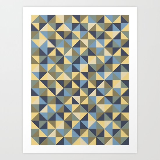 Shapes 003 ver 2 Art Print