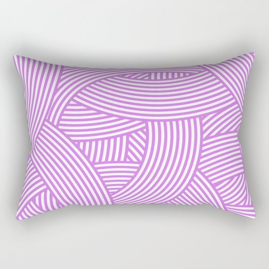 New Weave in Radiant Orchid Rectangular Pillow
