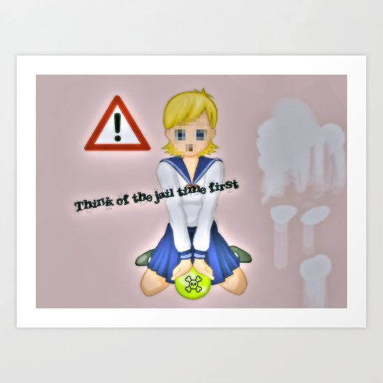 so wrong Art Print