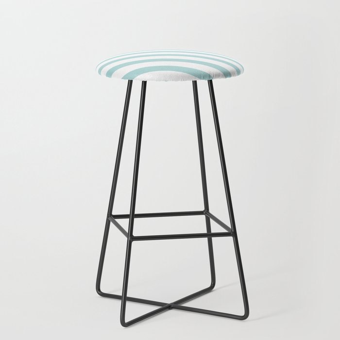 Light Turquoise Blue Stripes Bar Stool By Newburydesigns Society6 Light Turquoise Blue Stripes Bar Stool