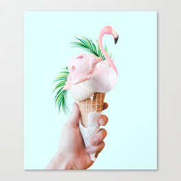Tropical Ice Cream #society6 #decor #buyart Canvas Print