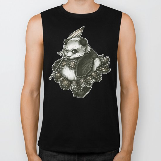 Panda's Day Off Biker Tank