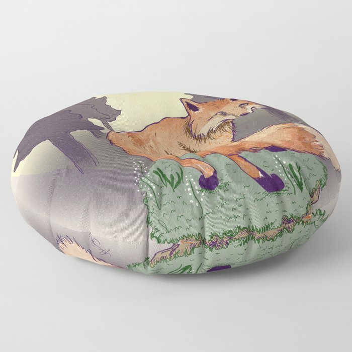 Snoqualm Fox Floor Pillow