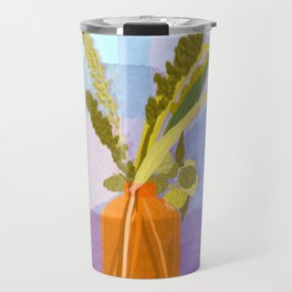 Plants in Vase Travel Mug