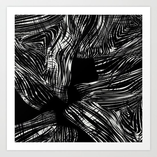 looking for darkness Art Print