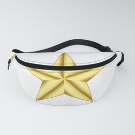 Military General Gold Star Fanny Pack