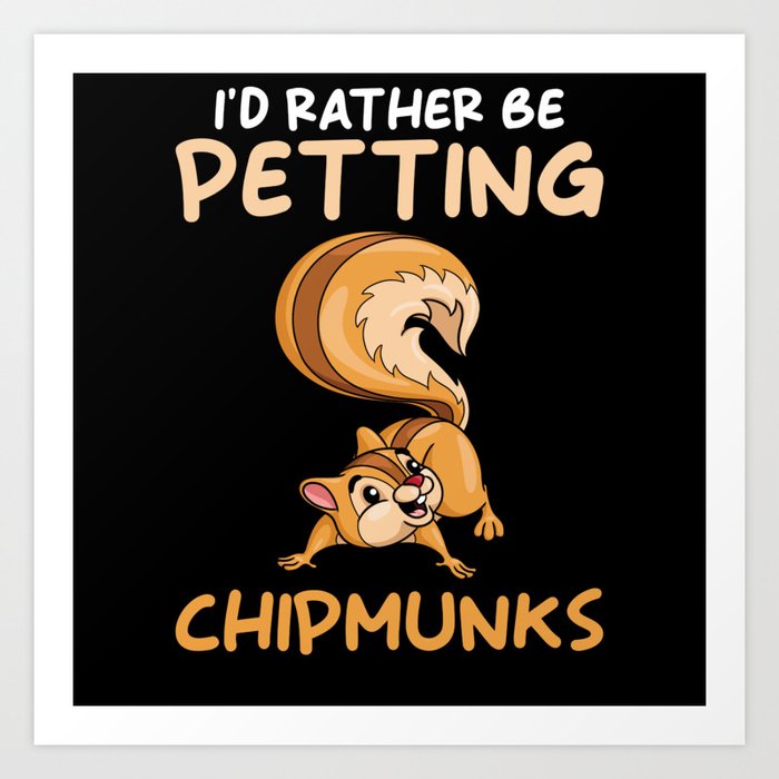 Chipmunk Art Print