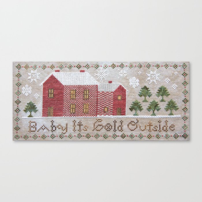 Baby, It's Cold Outside Canvas Print