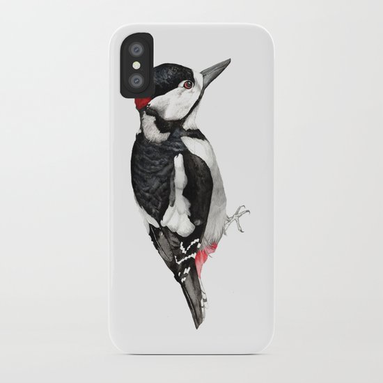 Great Spotted Woodpecker iPhone Case