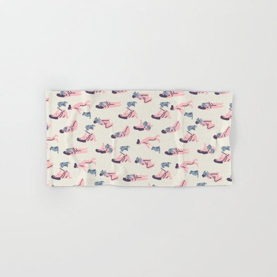 Cats & Girls Hand & Bath Towel