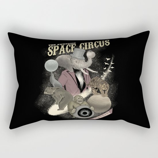 The awesome space circus Rectangular Pillow