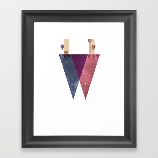 DoubleDualityPop Framed Art Print