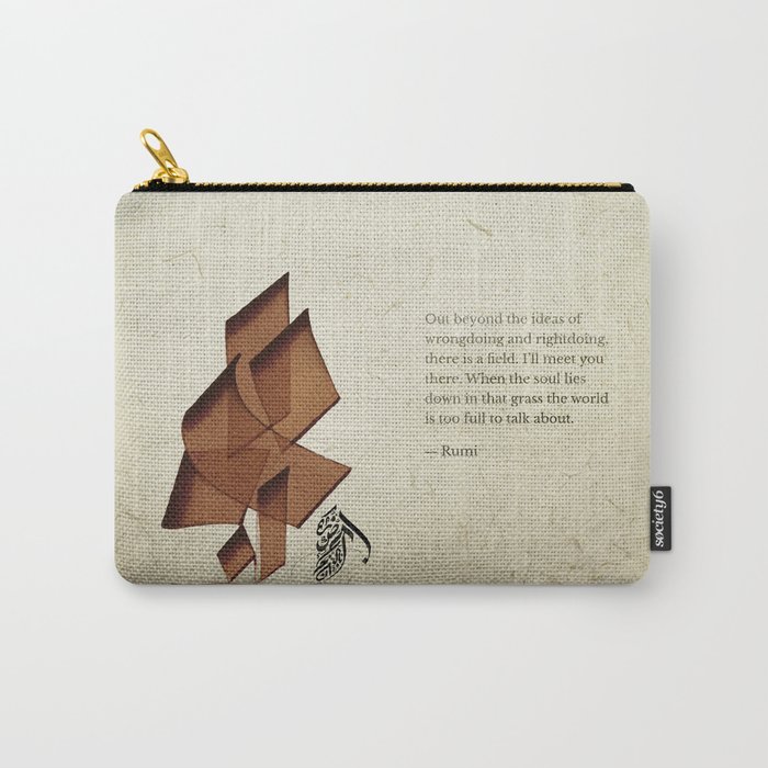 Arabic Calligraphy - Rumi - Beyond Carry-All Pouch