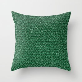 Sea Reptile Skin Throw Pillow