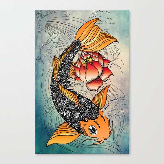 Koi Canvas Print