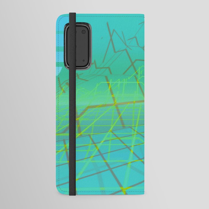 Mint Mountains Android Wallet Case