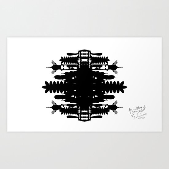 A Template for Your Imagination Art Print