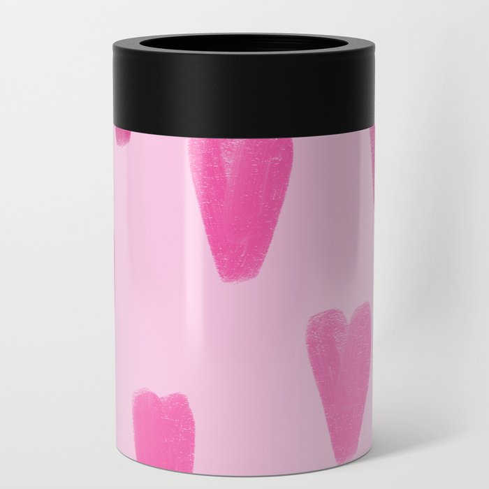 Pink Be My Valentine Hearts  Can Cooler
