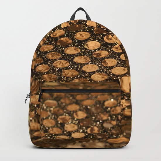 Shiny glitter #2 #gold #decor #art #society6 Backpack