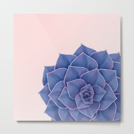 Big Echeveria Design Metal Print