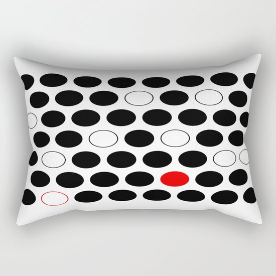 Dare To Be Different - Abstract, minimalist design Rectangular Pillow