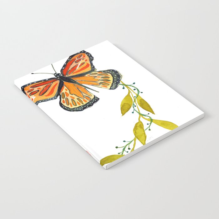 Butterfly Wreath  Notebook