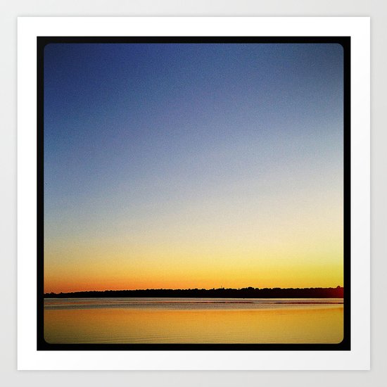 'FACING WEST' Art Print