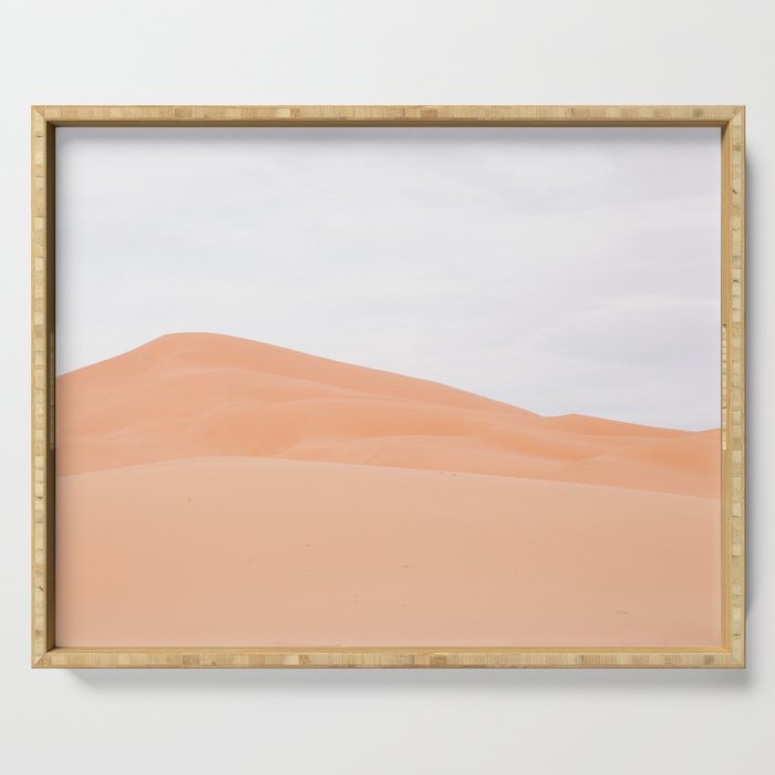 Desert Abstract - Sahara, Morocco Serving Tray