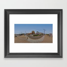 Full 360 panorama of Great Yarmouth seafront, Norfolk Framed Art Print