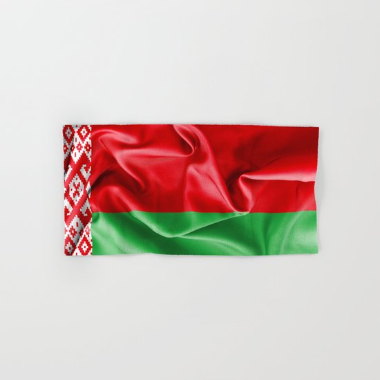 Belarus Flag Hand Bath Towel By Markuk97 Society6