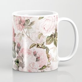 Vintage & Shabby Chic - Sepia Pink Roses  Kaffeebecher