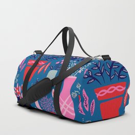 Plant Lady Paradise – Blue & Pink Duffle Bag