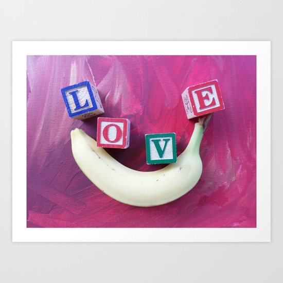 LOVE-B-SMILE-2 Art Print