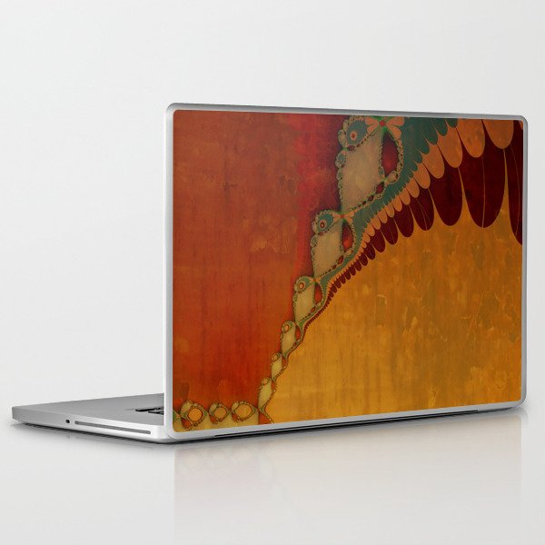 Laptop & Ipad Skin | Southwestern Sunset 2 -copper Ochre Sienna Olive Gold by Artistic Home Accessories - 13