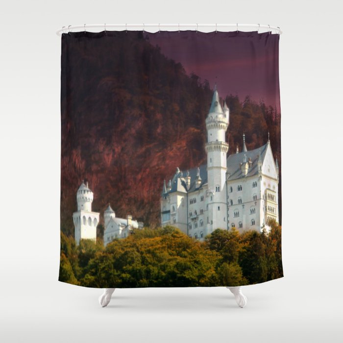 Neuschwanstein Castle Shower Curtain