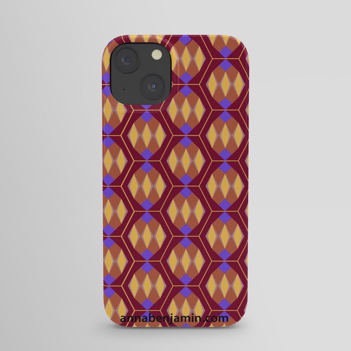 Red and Purple  iPhone Case