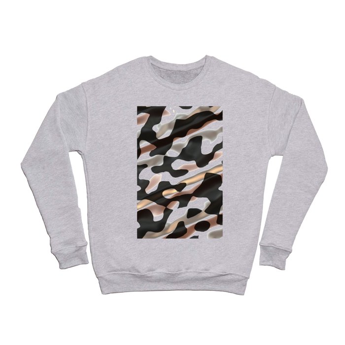 Animal Camouflage Silk Crewneck Sweatshirt