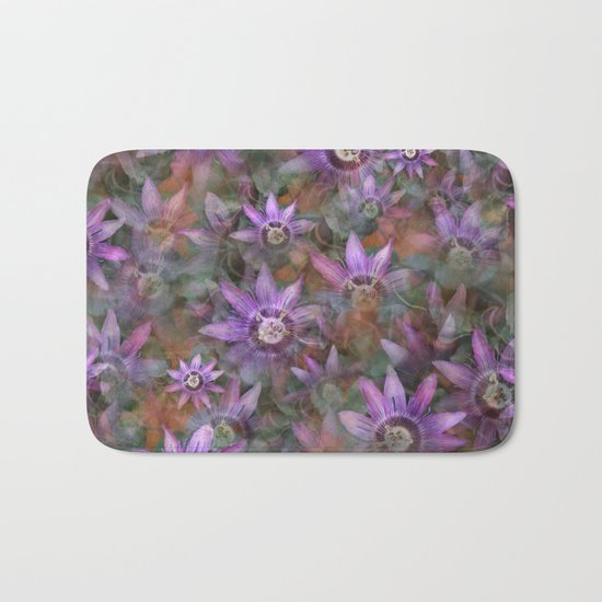 Purple Clematis Bath Mat