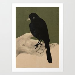 Bird in Hand 3 Art Print