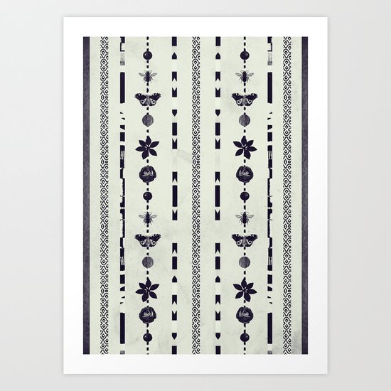 DG Floral Pattern 1 Art Print
