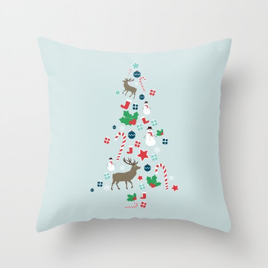 O Christmas Tree Throw Pillow
