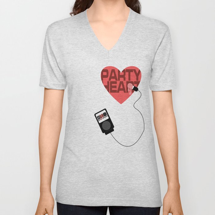 S.N.O Party Heart V Neck T Shirt