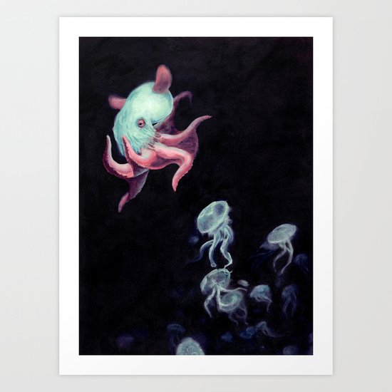 Bioluminescence Art Print