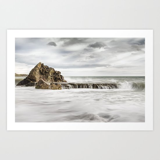 Ocean Sorm 4 Art Print