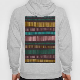 Abstract Tropical Pattern In Pink, Green, Aqua & Mustard Hoody