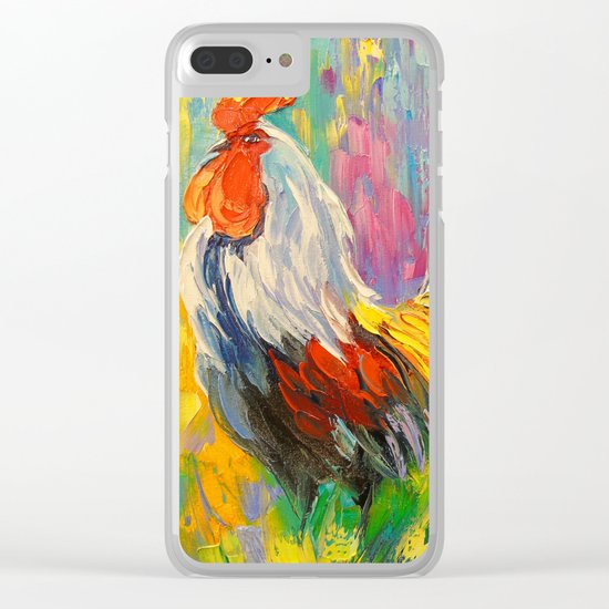 Rooster Clear iPhone Case