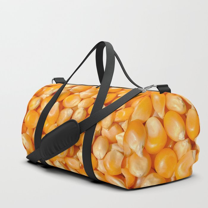Popcorn Kernels Food Pattern Photograph Duffle Bag