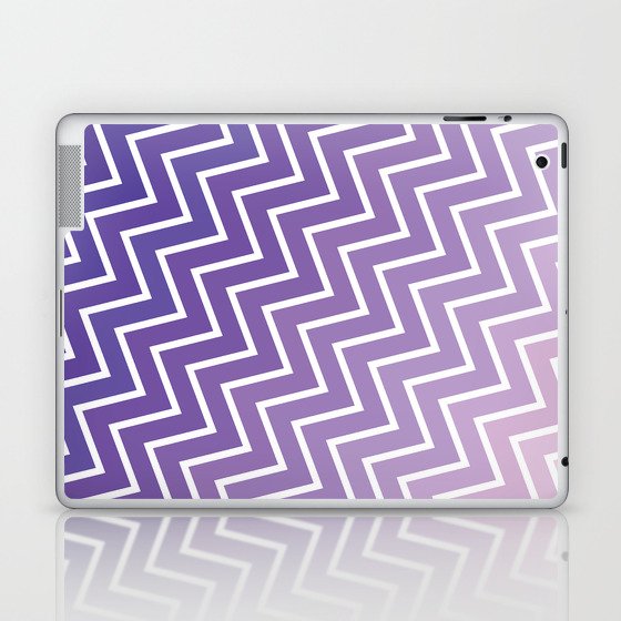 Diagonal Arrows (Purple) Laptop & iPad Skin