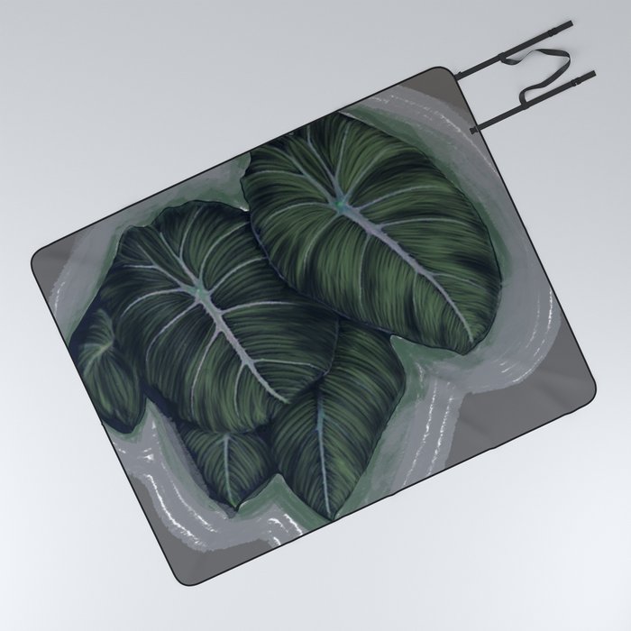 Organic Picnic Blanket by HSIVER Society6
